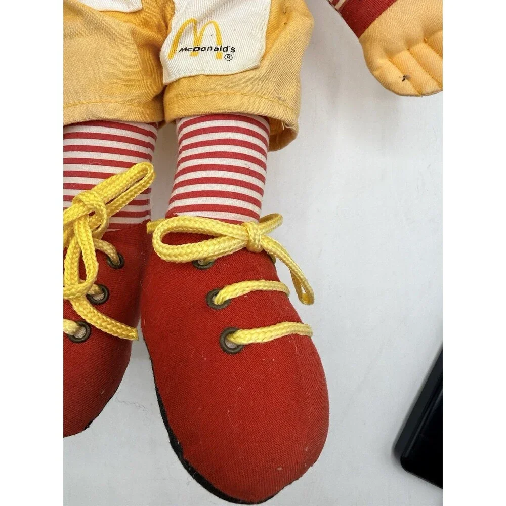 Vintage Ronald McDonald Plush Doll 1984 15